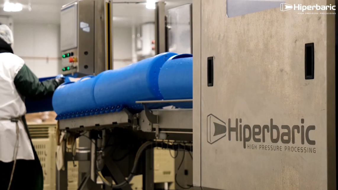 Hyperbaric high pressure processing