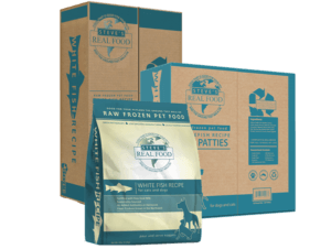 Frozen Raw Dog Food White Fish Recipe