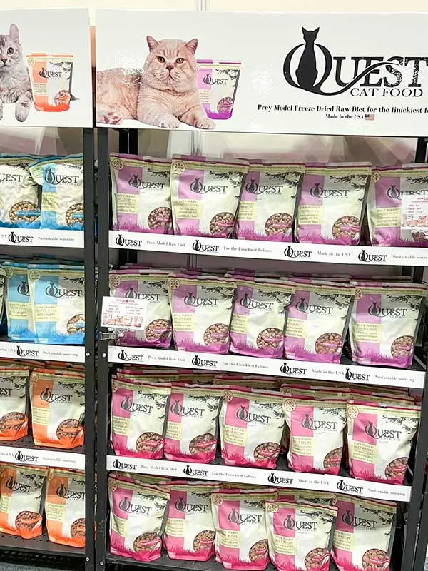 Cat food display