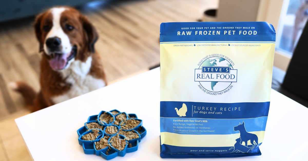 st-bernard-dog-with-steves-raw-dog-food